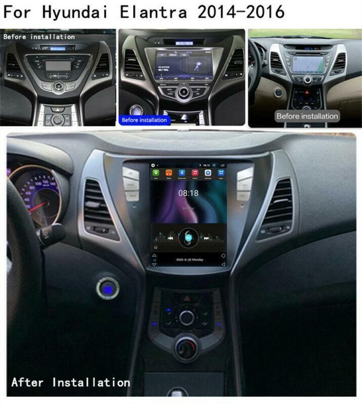 for Hyundai for Elantra 2014-2016 Stereo Radio GPS Navigation 9.7 Android 10.1 16GB