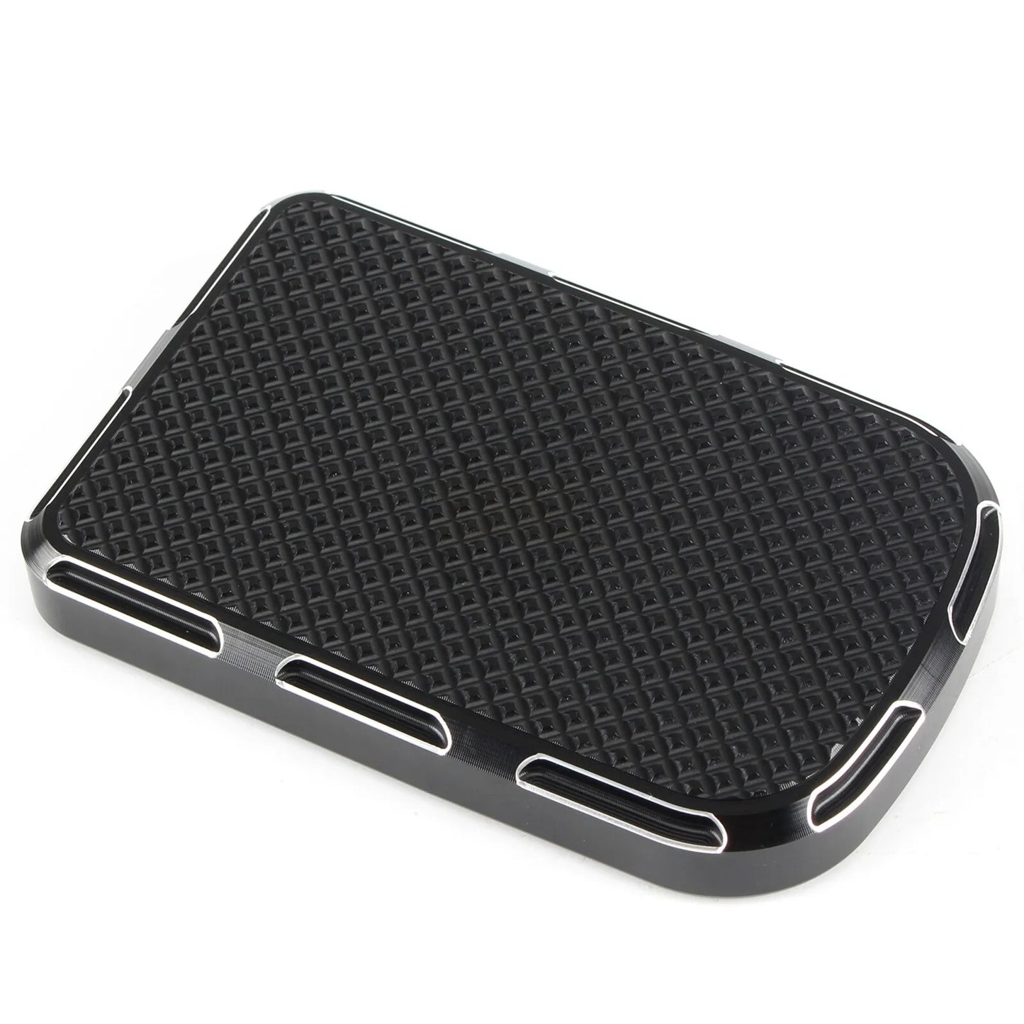 Billet Brake Pedal Pad Cover Fit for Harley Softail FL Touring Trike Dyna FLD