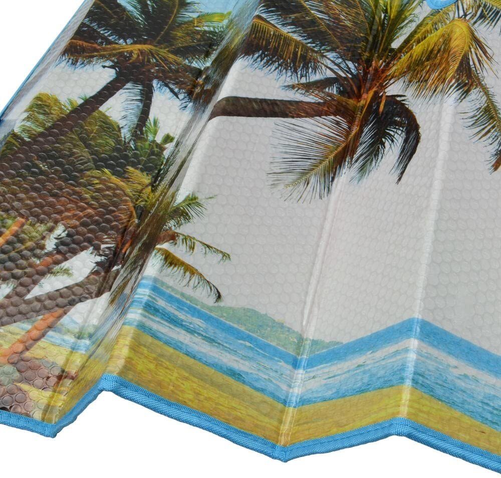 Palm Island Beach Car Sunshade for SUVs and Trucks XL