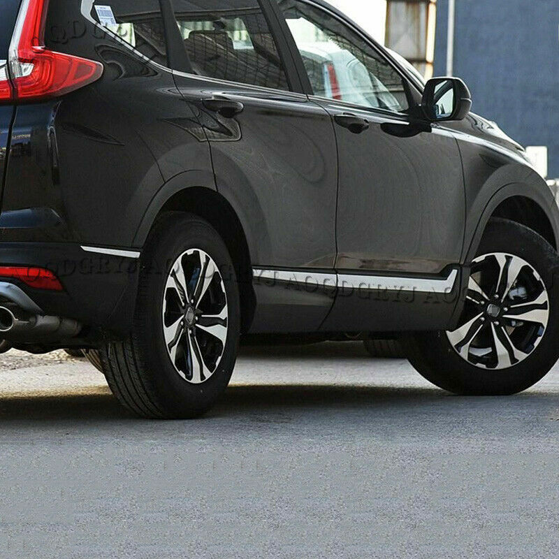 for Honda CR-V 2017-2022 Chrome Steel Side Door Body Molding Strip Cover Trim 6x