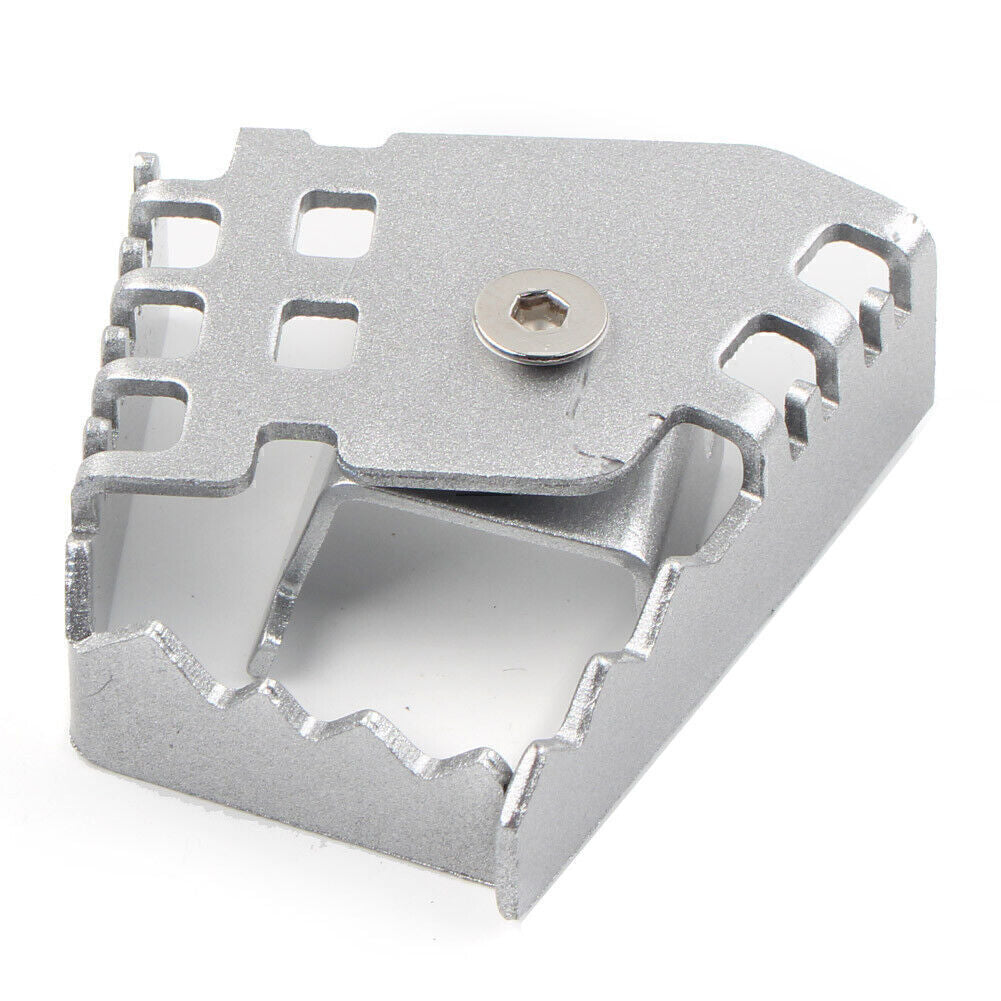 Chrome Rear Foot Brake Peg Pad Extender Fit for BMW F650GS F700GS F800GS R1200GS LC