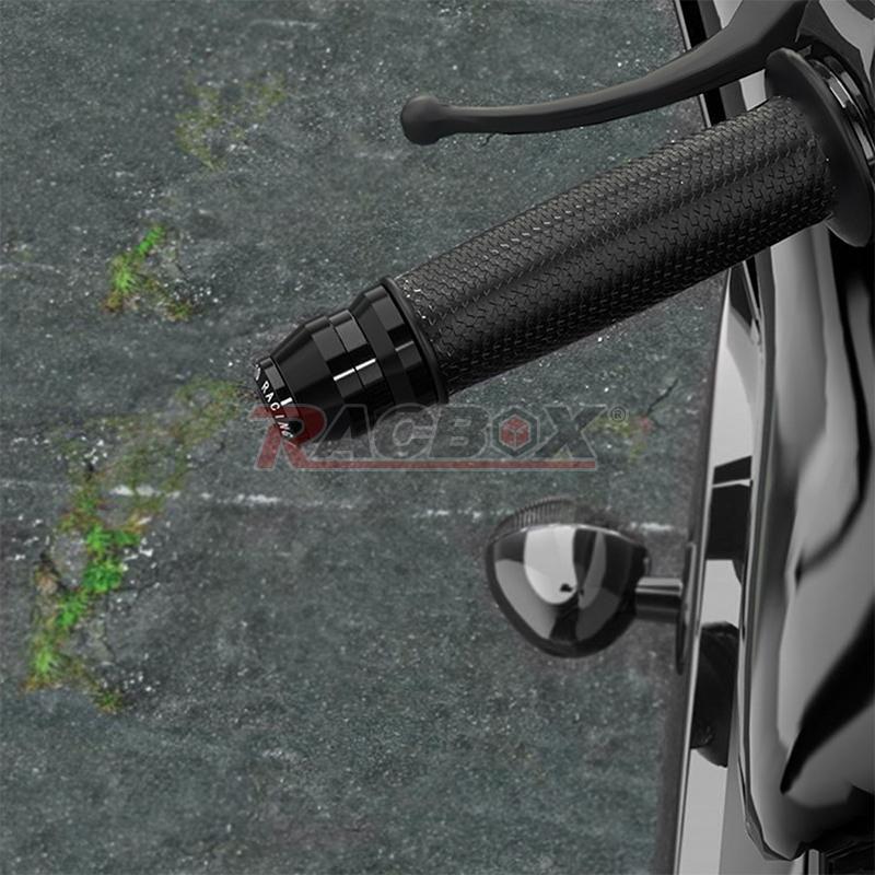 Universal Motorcycle Handlebar Bar End Plug Caps Grips Slider 7/8 Aluminum 2pcs