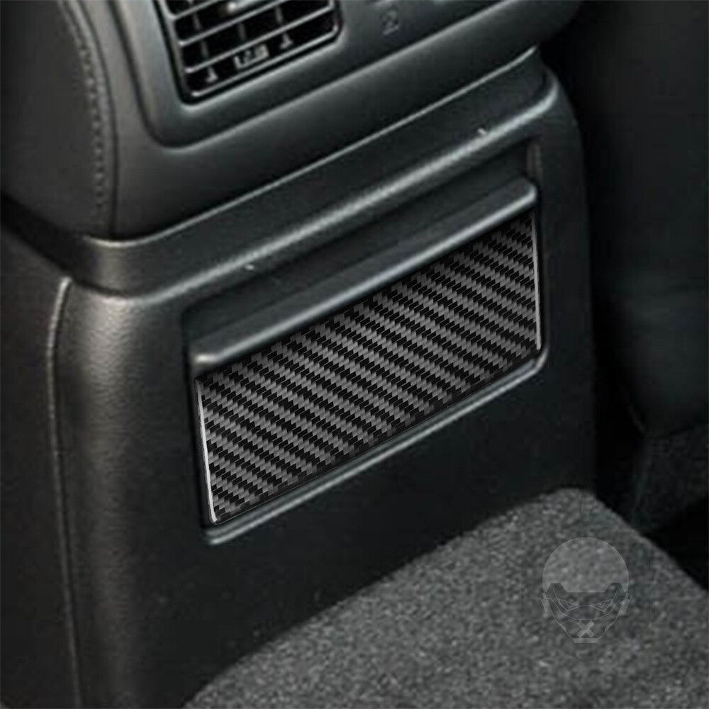 Carbon Fiber Interior Rear Ashtray Panel Trim Cover Kit for Infiniti G37 2007-09