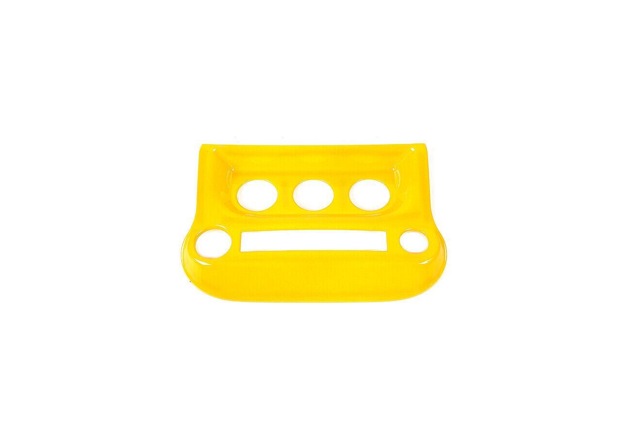 for Jeep for Wrangler JK 2011-2017 Yellow Dashboard A/C Switch Cup Holder Panel Trim