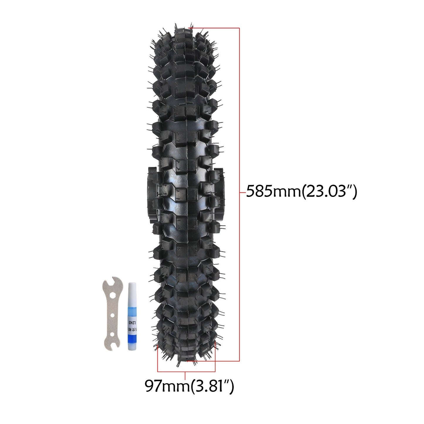 16-inch rear wheel, 90/100-16 tire, rim, swingarm suitable for off-road bikes, Taodao 140cc, 150cc, 200cc...