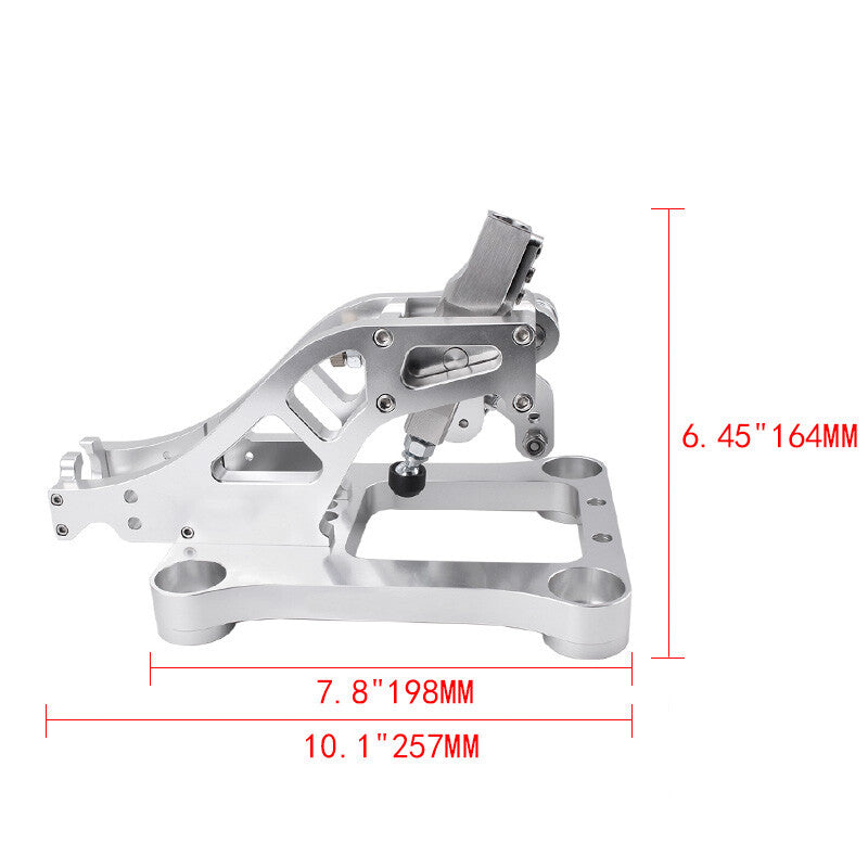 New Billet Shifter Box Assembly for 03-07 Accord CL7 CL9 04-08 TSX TL Silver