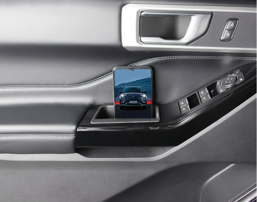 Interior Car Front Door Storage Box Holder Cover Fit for Ford Explorer 2020-2023