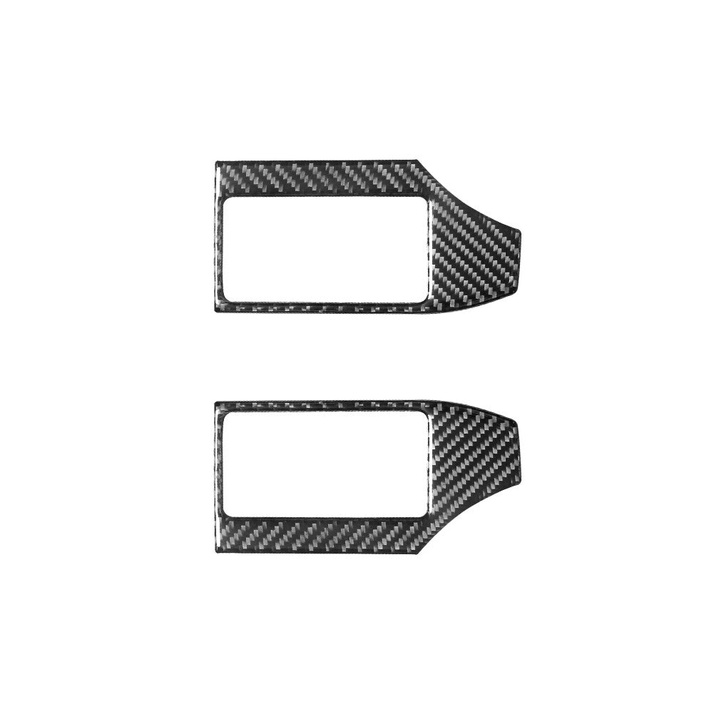 2x Carbon Fiber Interior Rear door Ashtray Cover Frame for BMW M5 E39 1998-2003