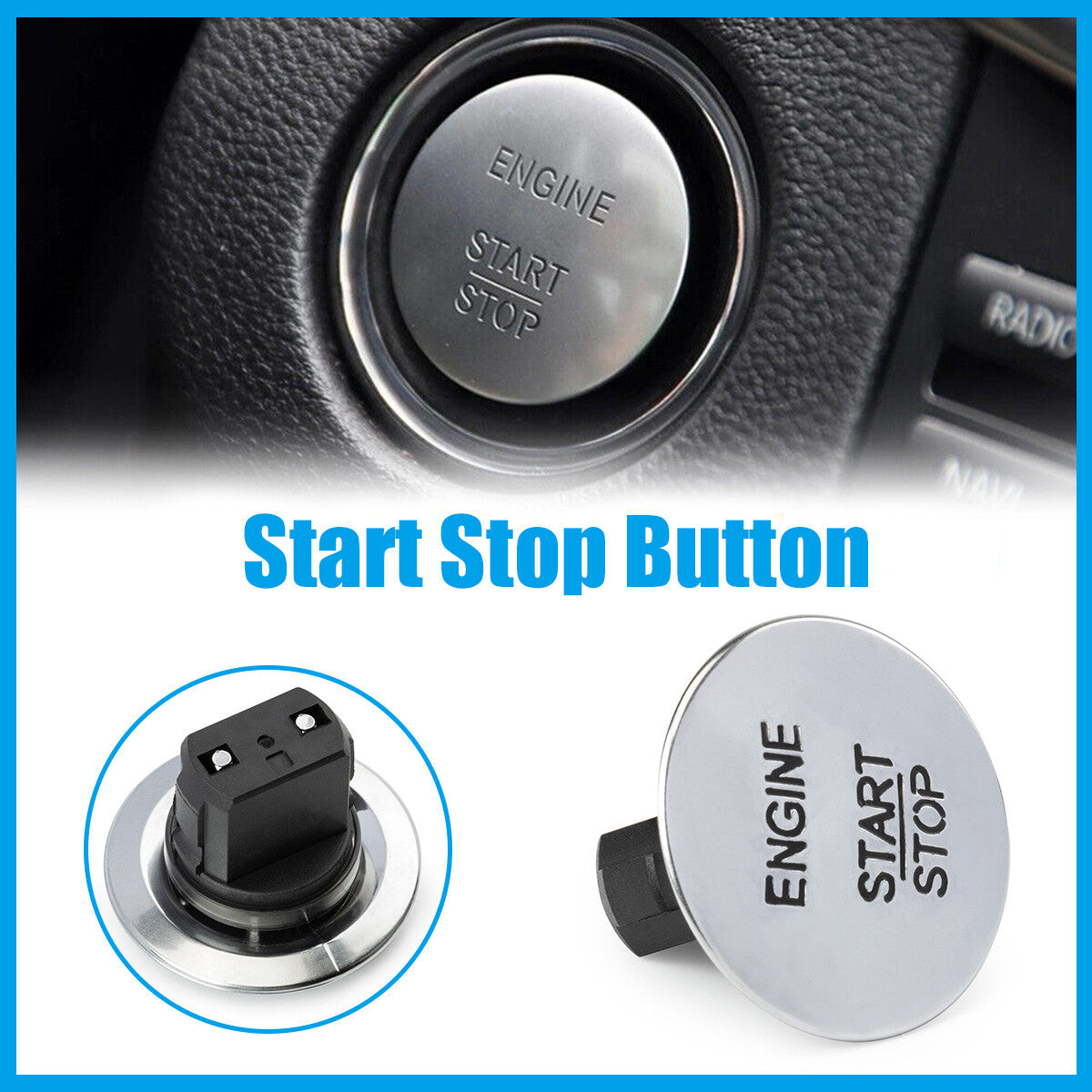 Keyless Engine Start To Stop Push Go Button Ignition Switch for Mercedes-Benz US