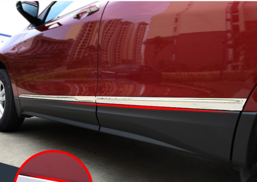 2018-2022 for Chevrolet Equinox Chrome Door Body Side Moulding Cover Strips Trim