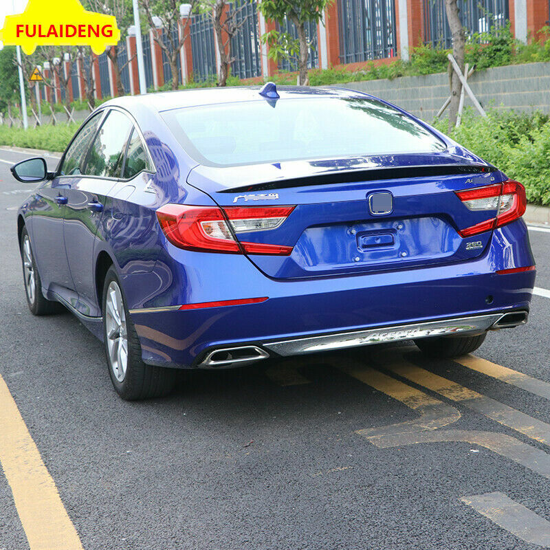 for Honda Accord 2018-2021 ABS Chrome Rear Bumper Molding Protector Cover Trim