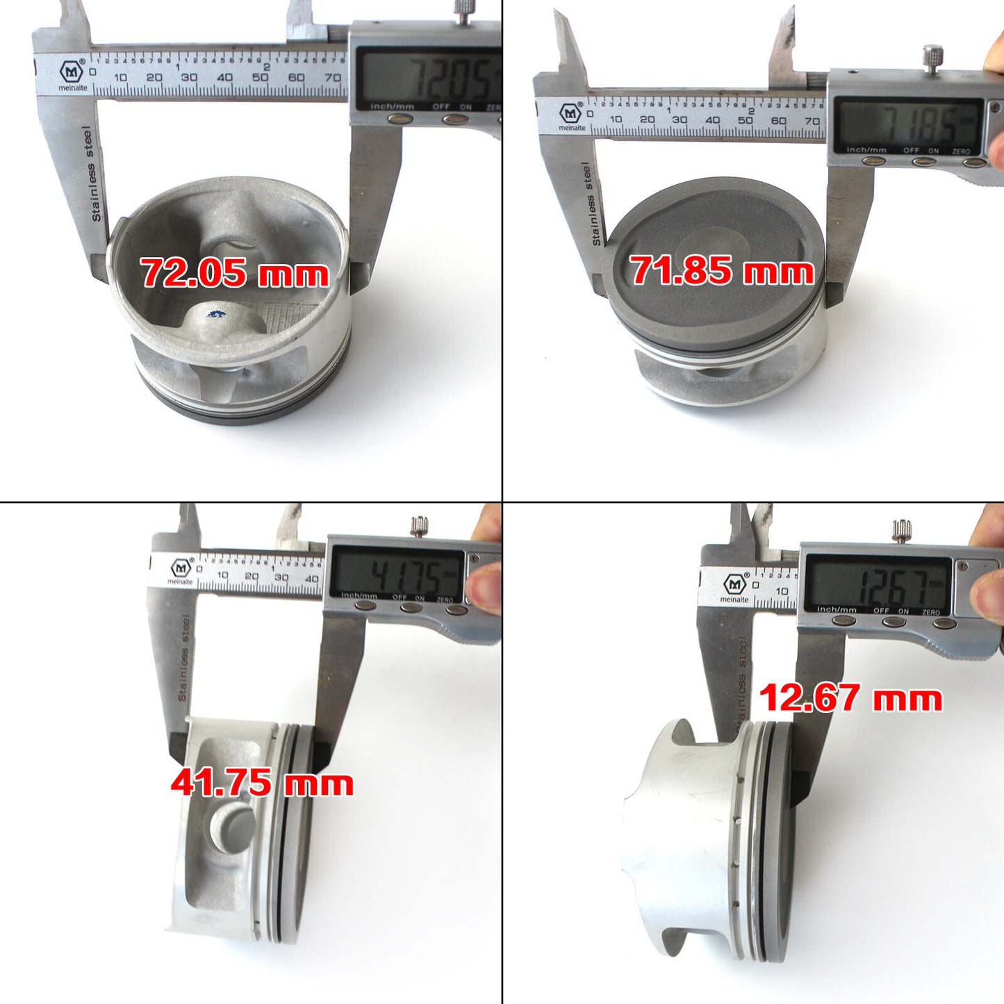 Cylinder Big Bore Top End Kit STD For 72.5mm Linhai 300cc LH300 ATV Quad Scooter