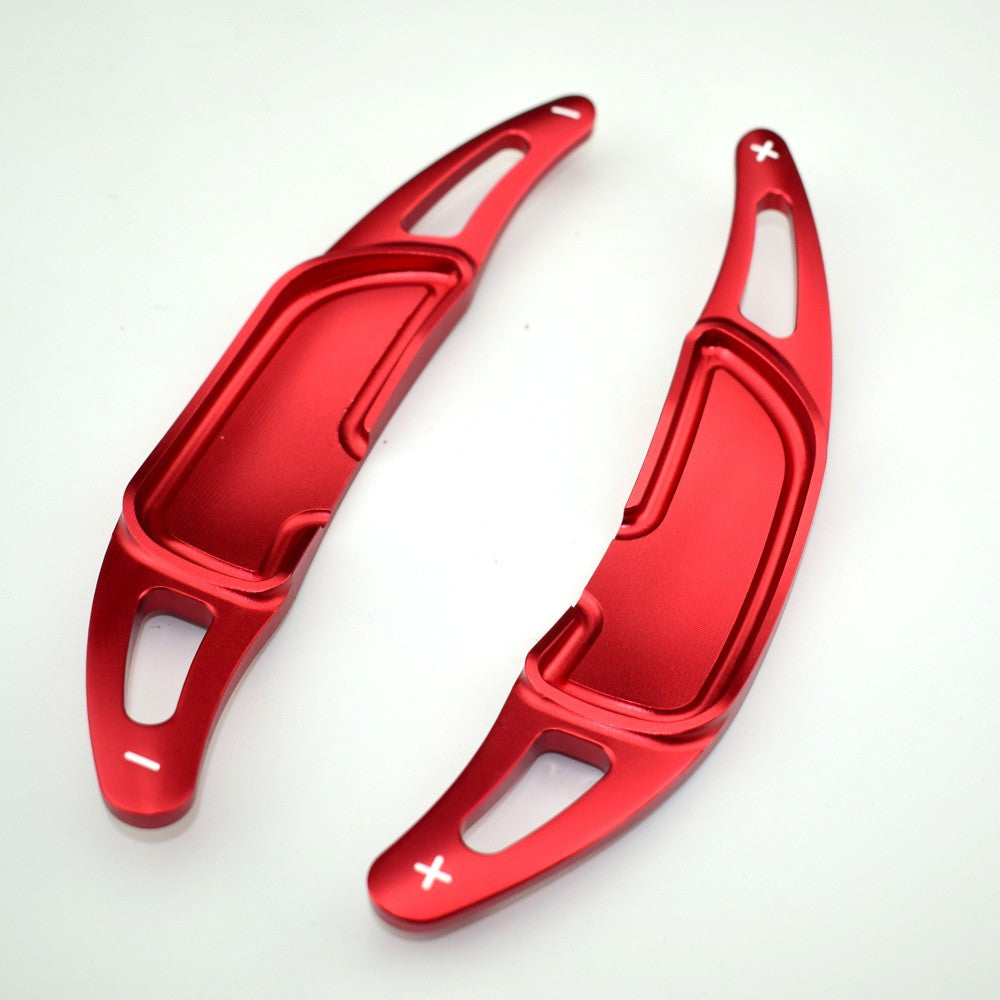 2PCS Car Red Steering Wheel Paddle Shifter for Mercedes AMG E63 E53 GLC63 GLE53