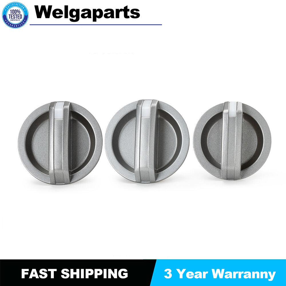 3x Heater Fan Control Knobs Kit for Ford Ranger PJ/PK for Mazda BT-50 UN 2006-2011