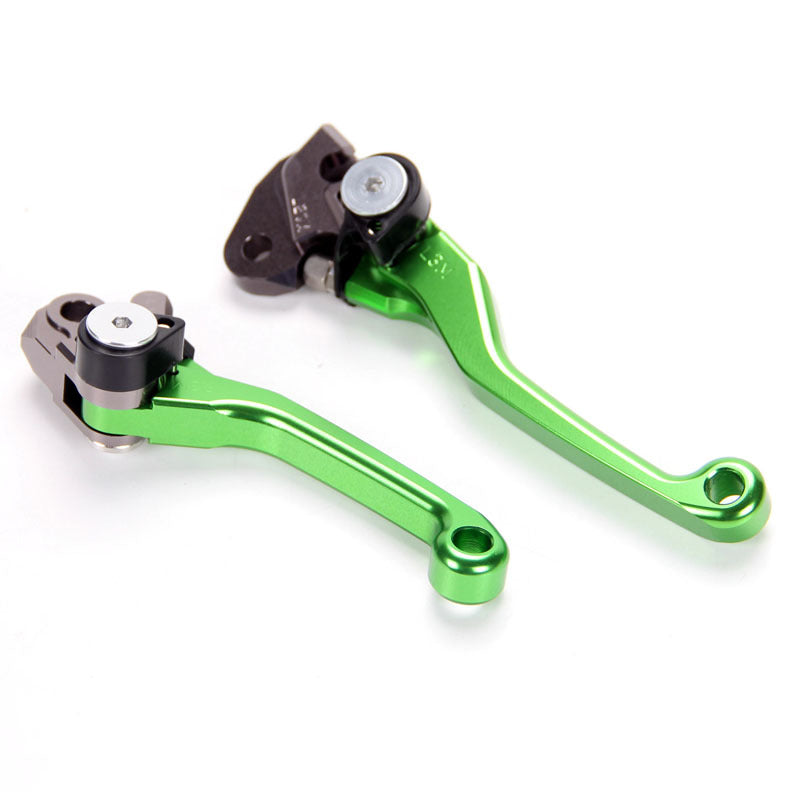 for Kawasaki KLX450R (2008-2015) Green dirtbike Brake Clutch Levers motorcross