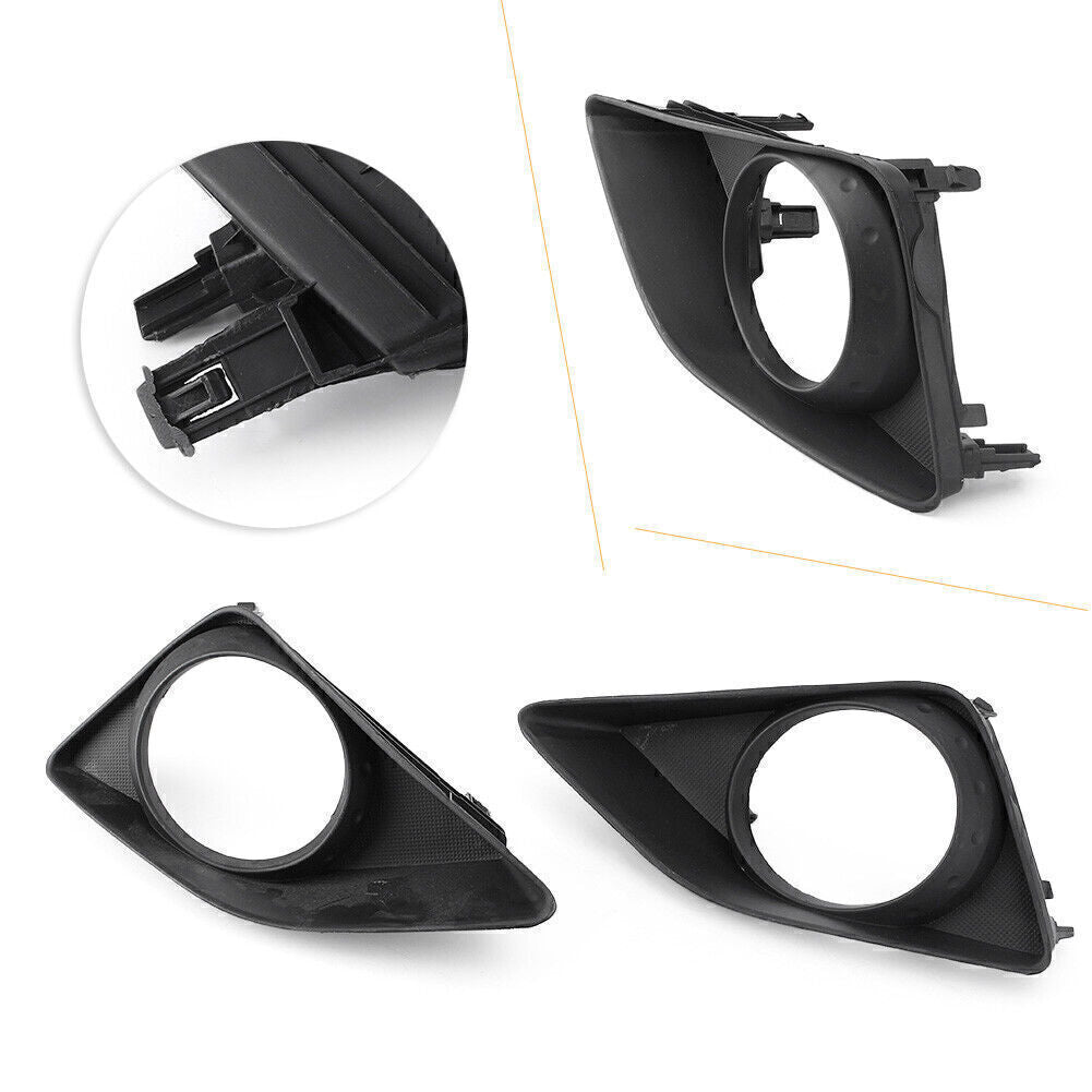 Front Fog Light Bumper Lamp Grille Cover Bezel Trim for Toyota for Corolla 2007-2010