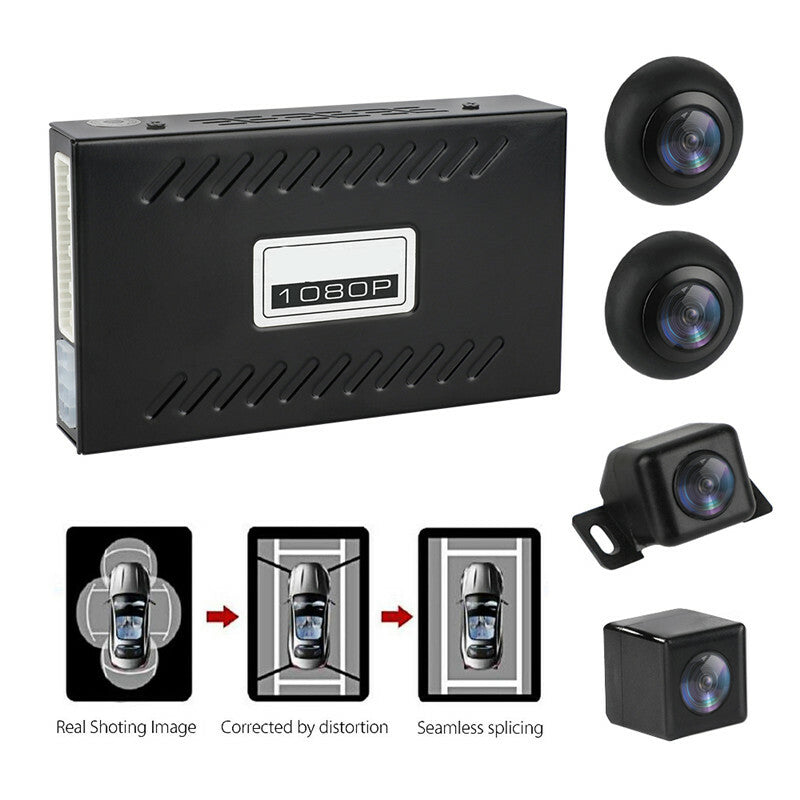1080P Car DVR 360 Surround View System Driving Bird View Panorama System 4Camera