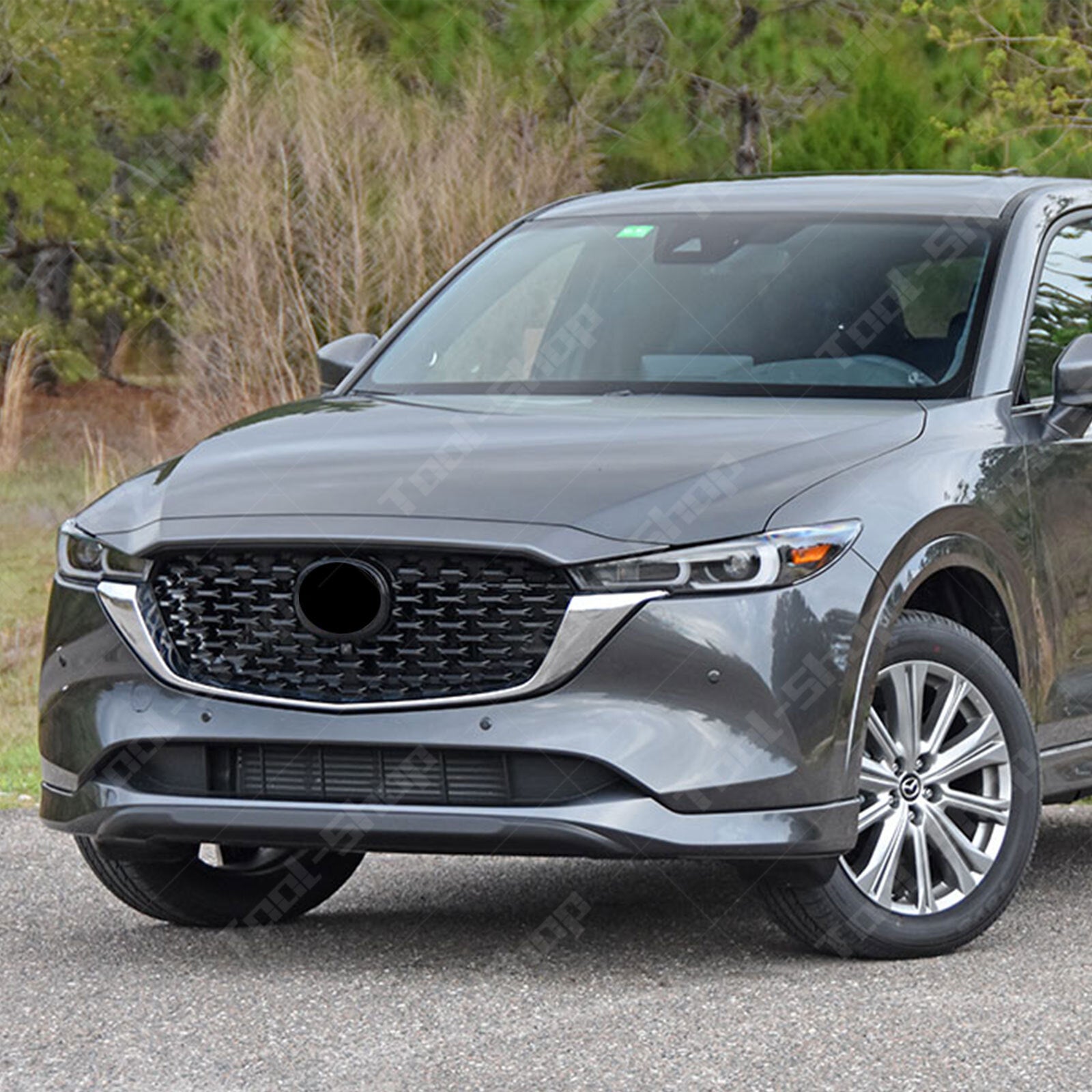 Front Upper Grille With Chrome Trim Set KSD450710A For 2022 2023 for Mazda CX5 CX-5