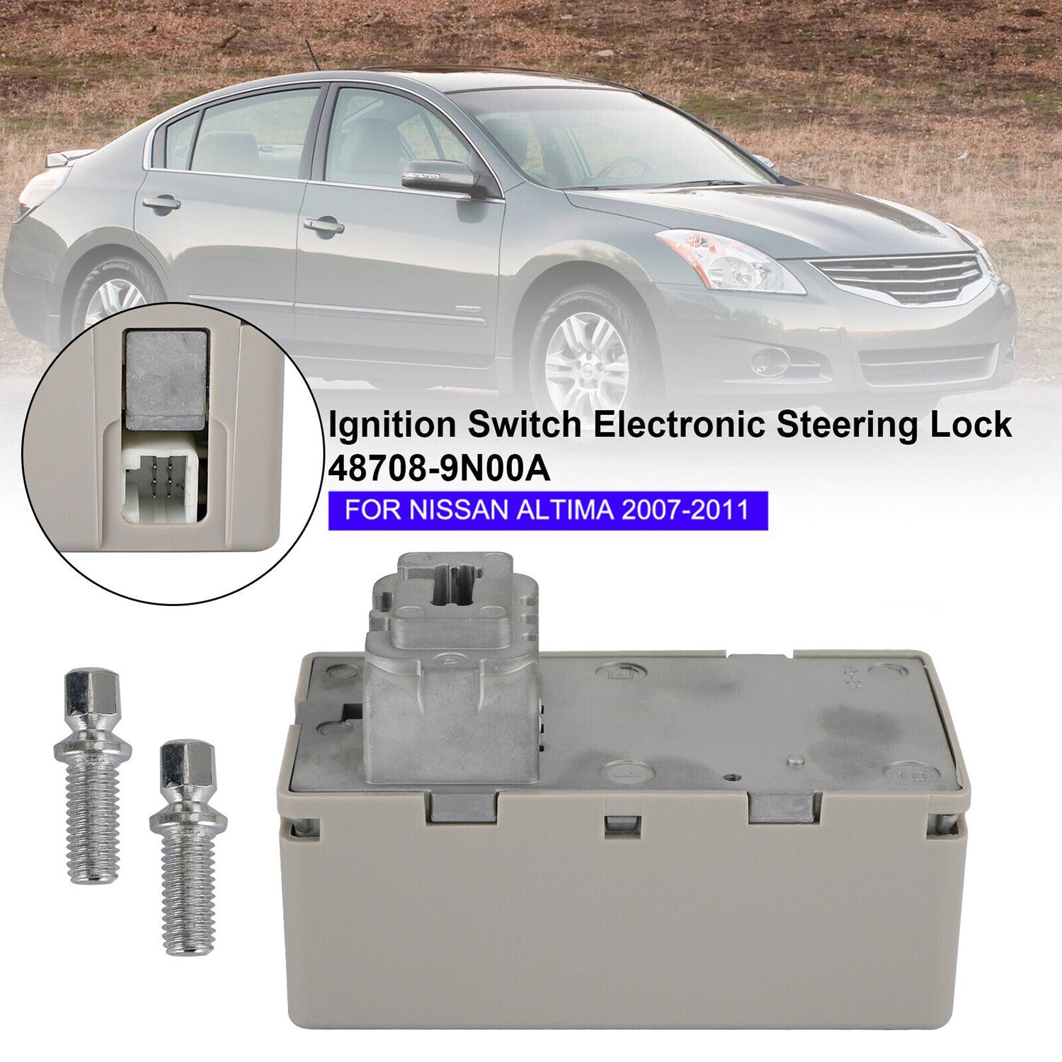 1 Set Steering Wheel Electronic Lock Assembly Fit for 2009-2012 for Nissan 370Z NEW