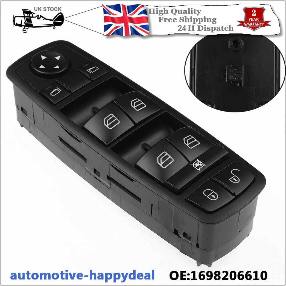 for MERCEDES-BENZ B-CLASS W245 2005-2011 MASTER POWER WINDOW SWITCH A1698206610