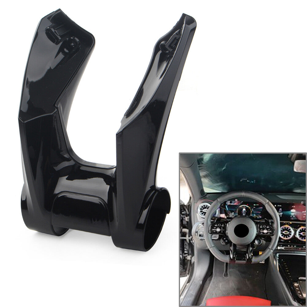 Steering Wheel Lower Cover Trim Fit for Mercedes-Benz Performance Glossy Black