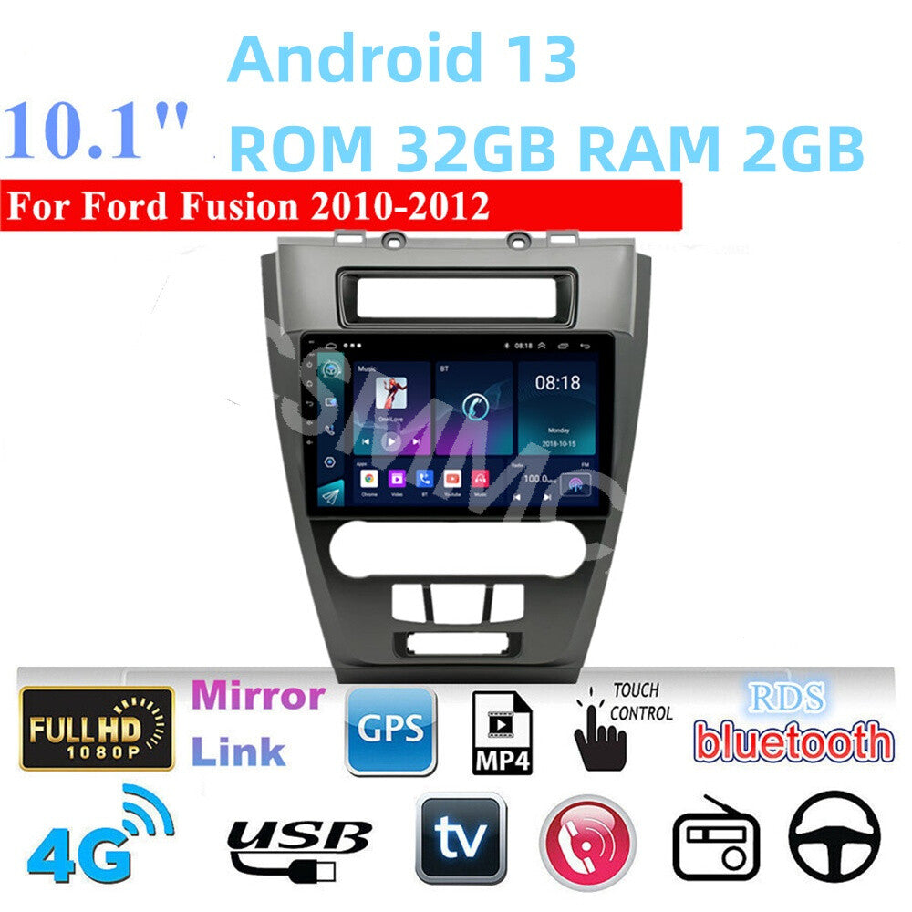 10.1 Android13 For Apple Carplay Car Stereo Radio Fit for Ford Fusion 2010-2012