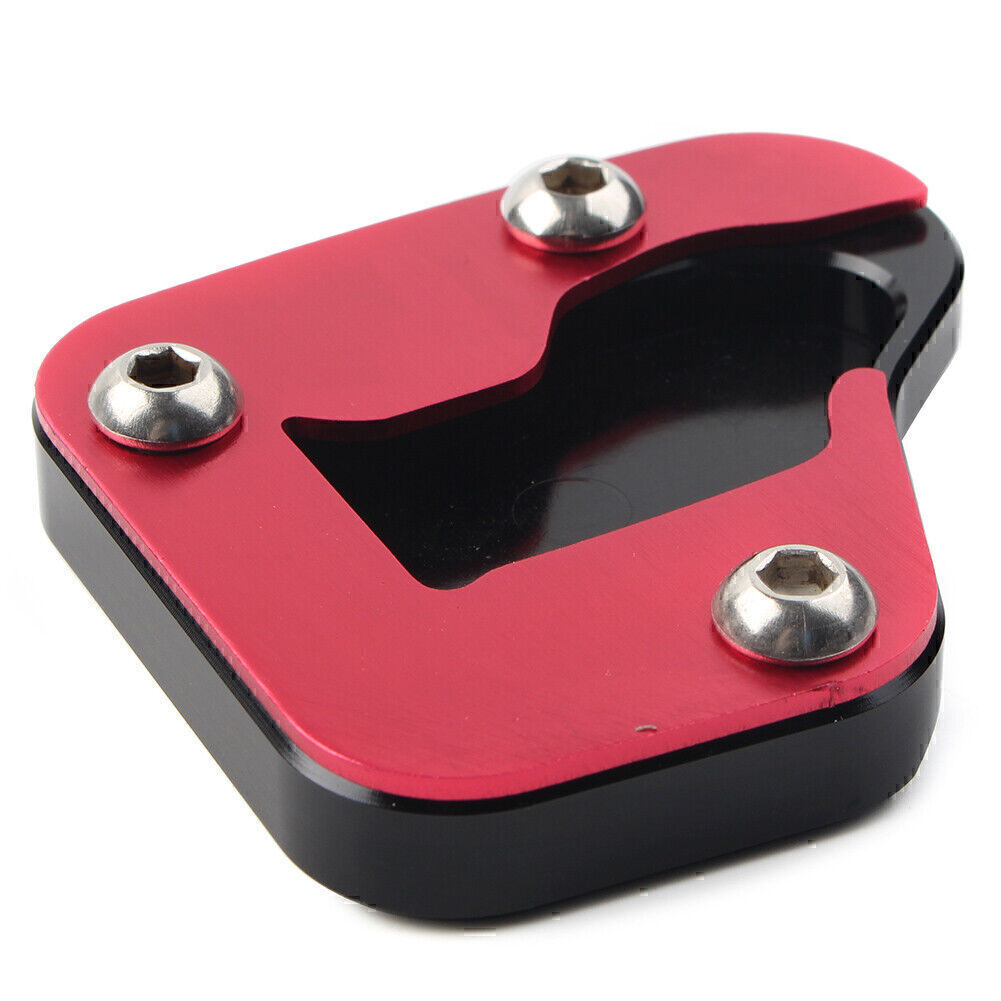 Seitenst?nder Fu? Vergr??erung Platte Pad Rot F¨¹r for SUZUKI HAYABUSA 2008-2020