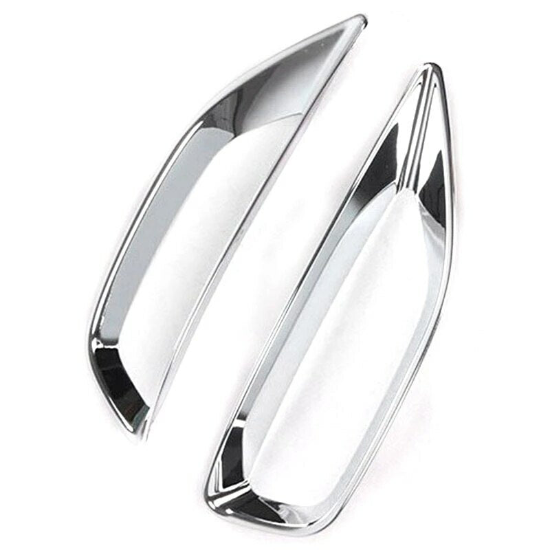 2PCS ABS Chrome Rear Tail Lamp Fog light Cover Trims for Kia Sorento 2015-2017