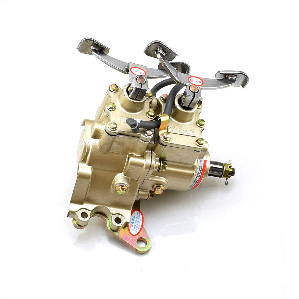 Heavy Duty Double Speed Forward Backward Reverse Gear Box Transfer Case Foot ATV