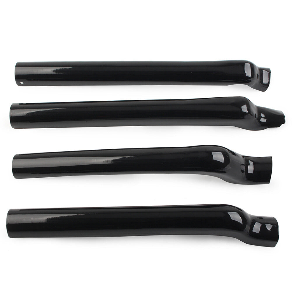 Rear Swingarm Tube Covers Metal Black Fit for Harley Heritage Softail Classic FLSTC