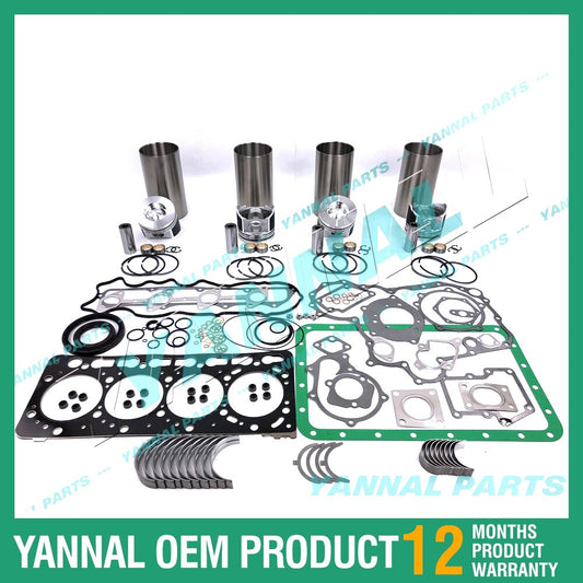 V3800 Overhaul and Reconstruction Kit with Shims and Bearings for Kubota Diesel Engines