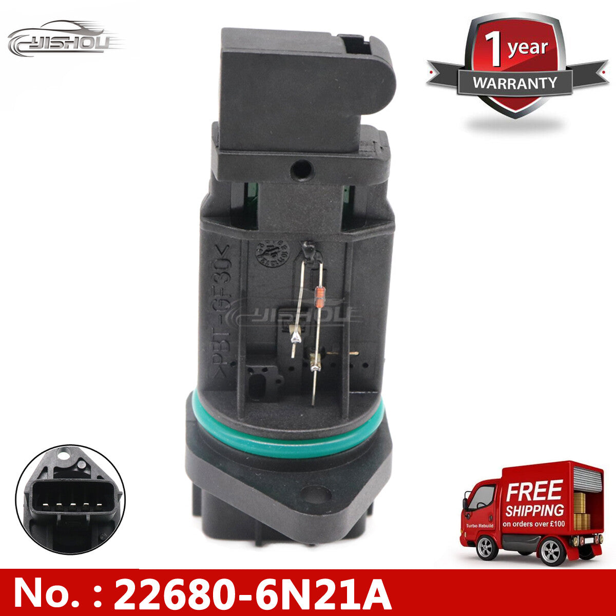 Suitable for Infiniti G20, I30, for Nissan Maxima, Sentra for Subaru Legacy, for Volkswagen MAF air flow meter.