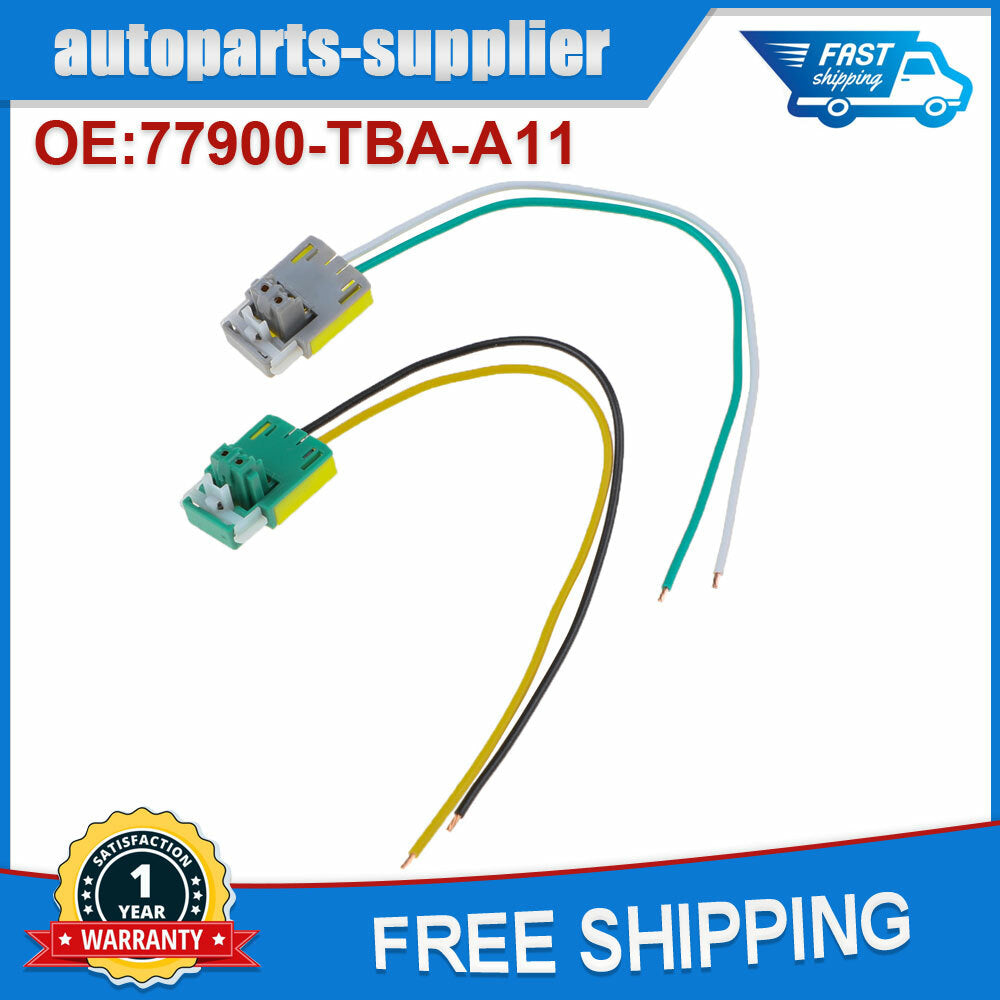 2-pack Driver Clock Spring Plug Connectors for Honda for Civic 16-19 77900TBAA11