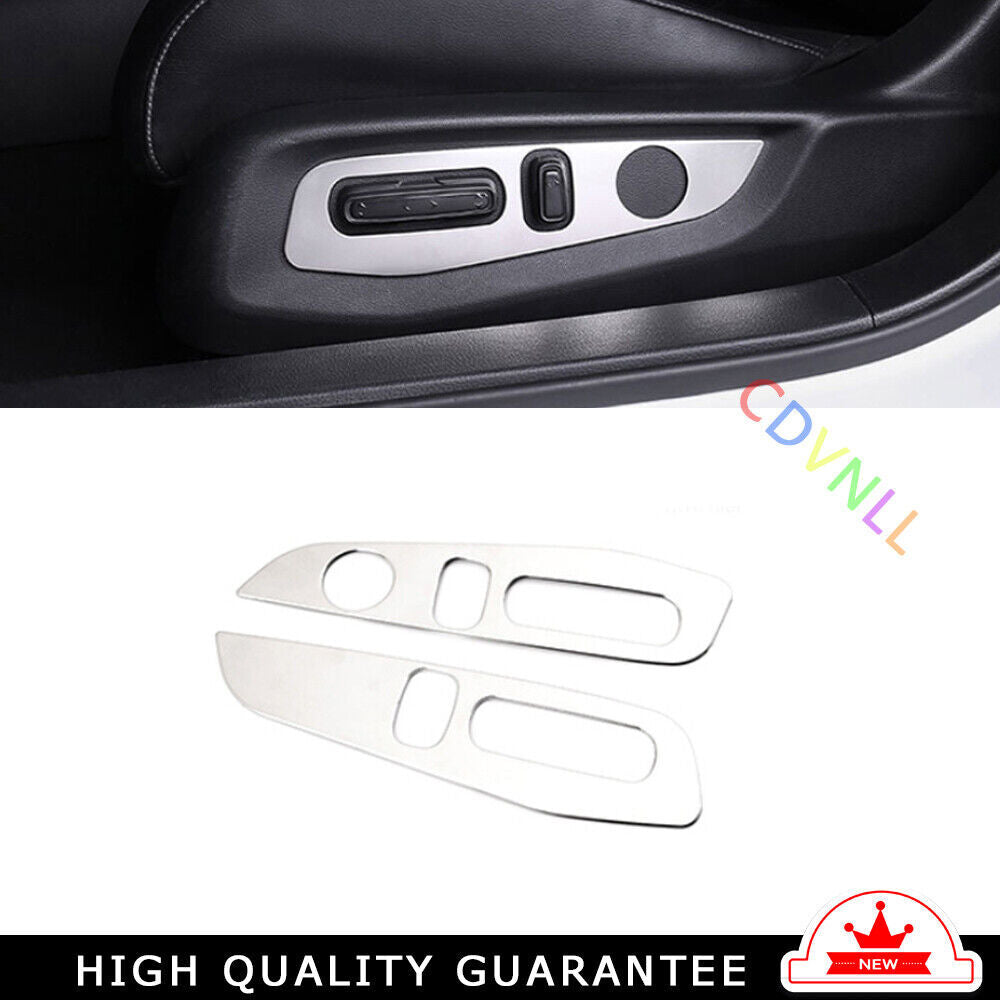 for Seat Adjustment Button Panel Trim for Honda Accord 10TH 18-2022 Silver Titanium