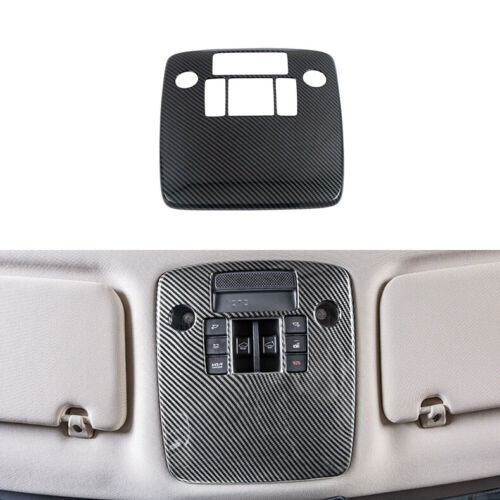 for Kia Carnival 2022-2023 Carbon ABS Inner Front Reading Light Lamp Cover Trim
