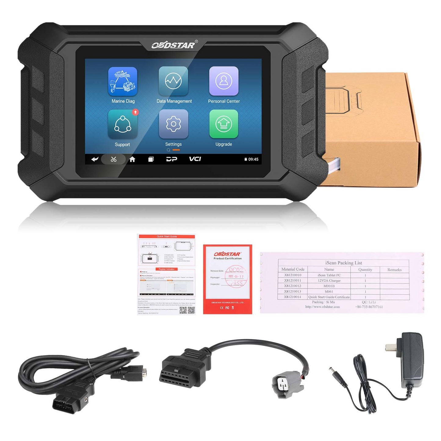 OBDSTAR iScan for YAMAHA Marine Jet Diagnostic Code Reading Clearing Data Flow