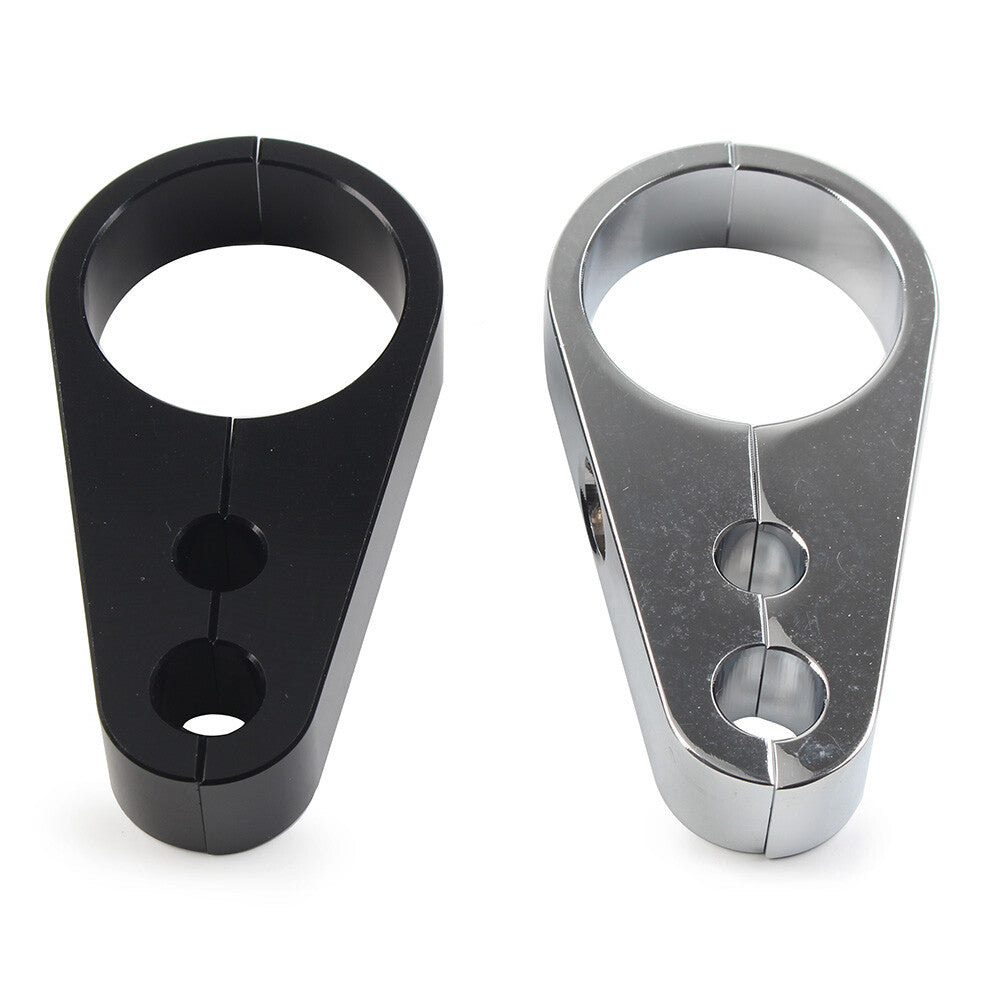 for Harley 1-1/4 Handlebar Motorcycle Chrome Brake Clutch Cable Wire Clamp Clip