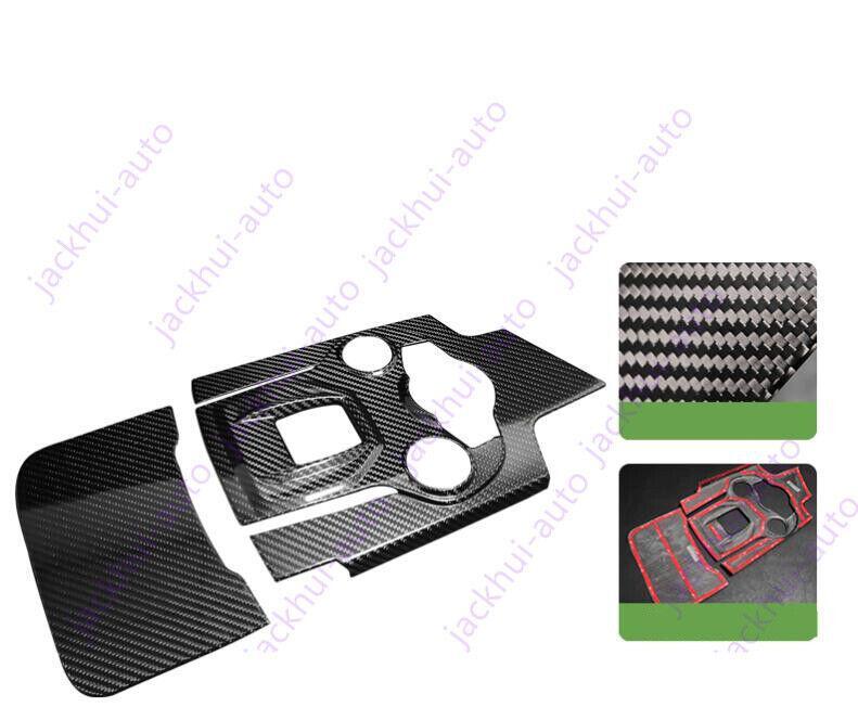 for AlfaRomeo Giulia/ for Stelvio Real Carbon Interior Console Gear Shift Panel Cover