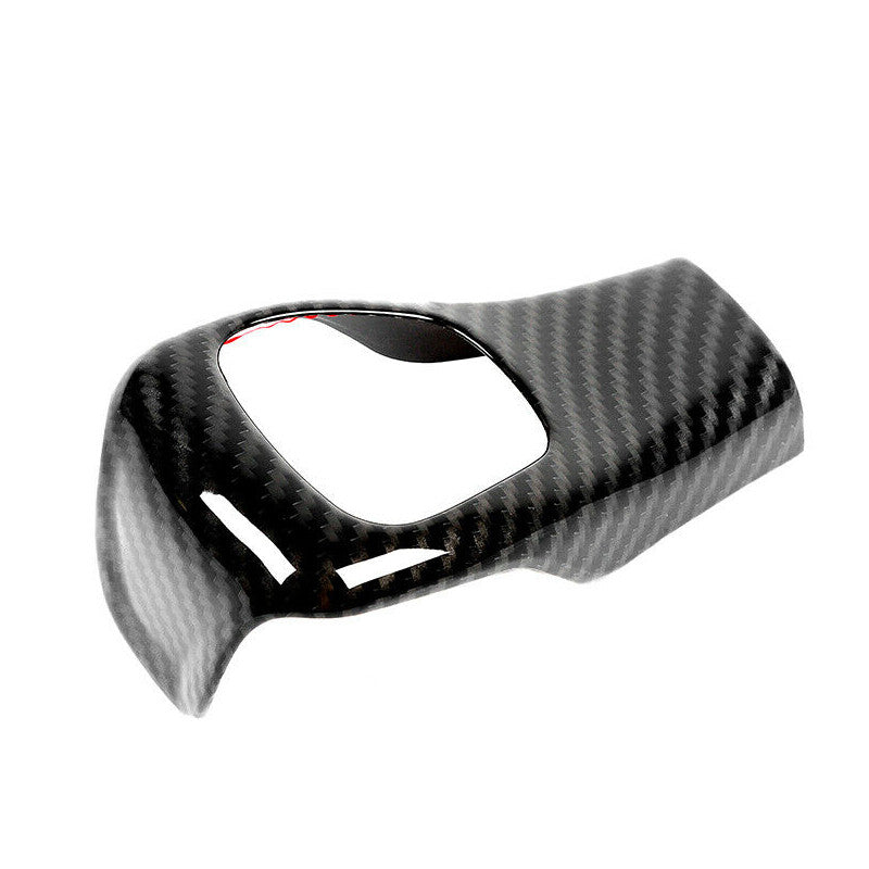 Carbon Fiber Inner Gear Lever Shift Knob Cover Trim for Jeep Cherokee 2014-2018