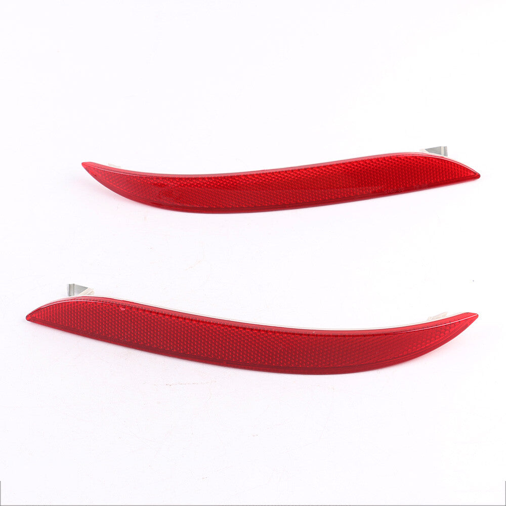 Left Right Rear Bumper Reflector Red for BMW E60 E61 528i 535i 550i 2008-2010