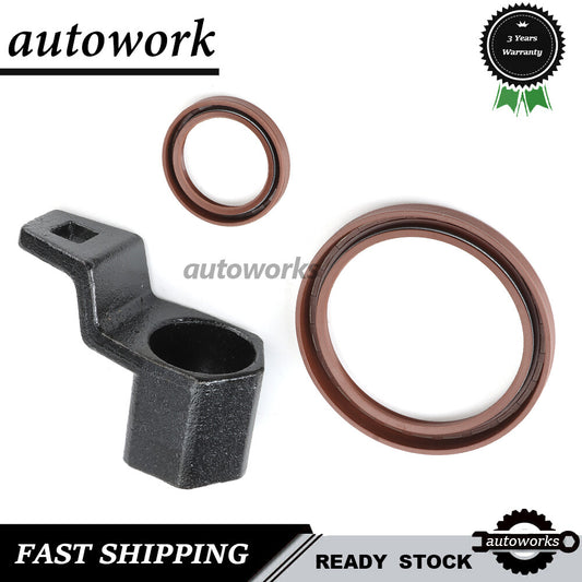 Fit for Honda for Acura Engine NEW Crankshaft Crank Pulley Wrench+ Oil Seal Set 50MM