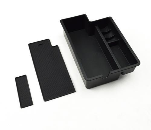 Central Armrest Storage Box+Rubber Mat for Mitsubishi Car Outlander sport 11-22