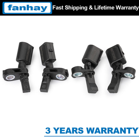4Pcs ABS Wheel Speed Sensor for AUDI A1 for VW WHT003860 WHT003861 L R F R