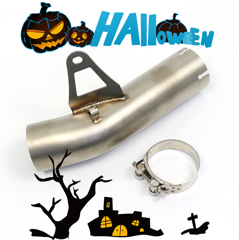 Halloween Gifts Exhaust Pipe Middle Link Pipe Connect Tube for BMW S1000RR 2010-2014