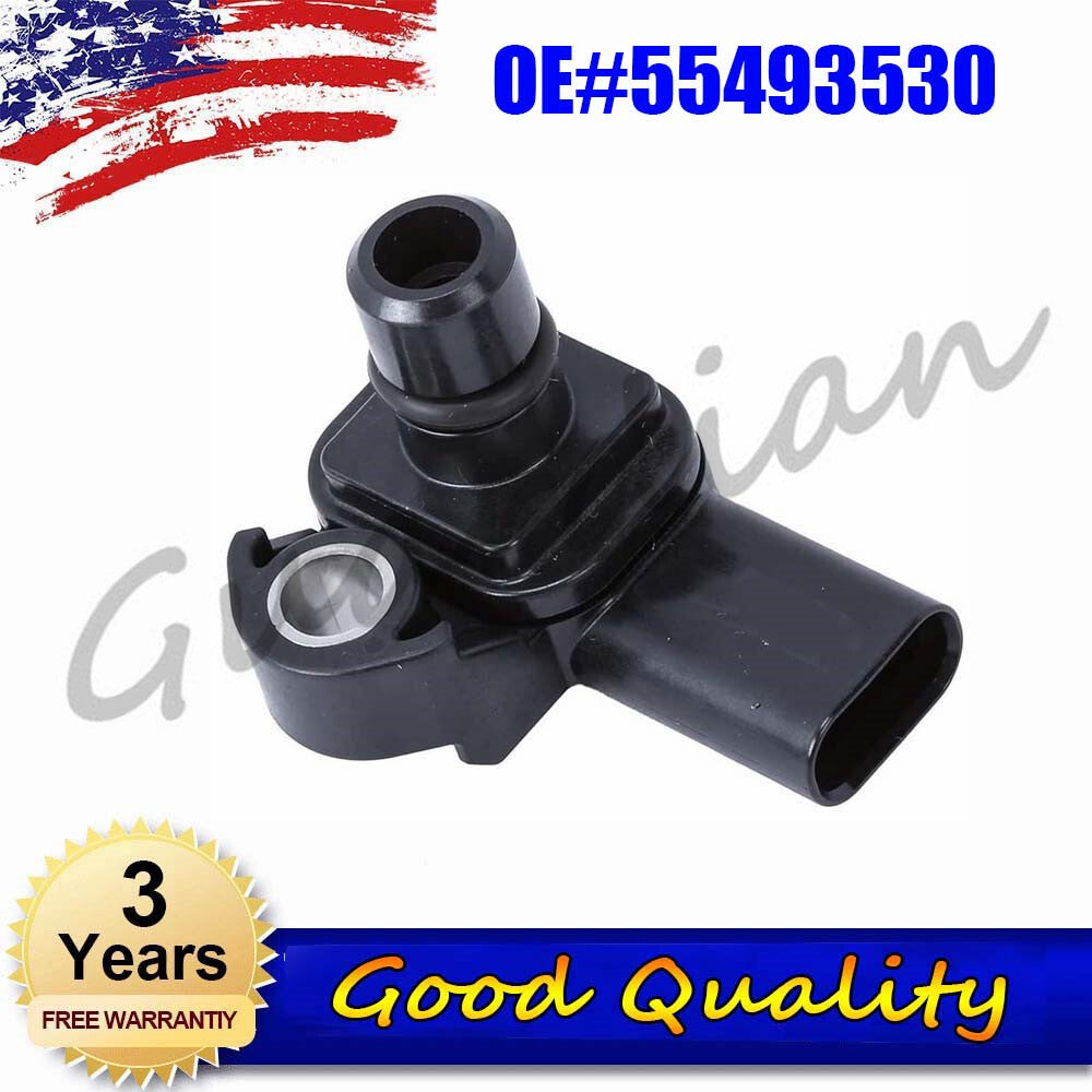 Turbocharger Air Pressure Sensor 55493530 Replace for Buick for Cadillac for Chevrolet