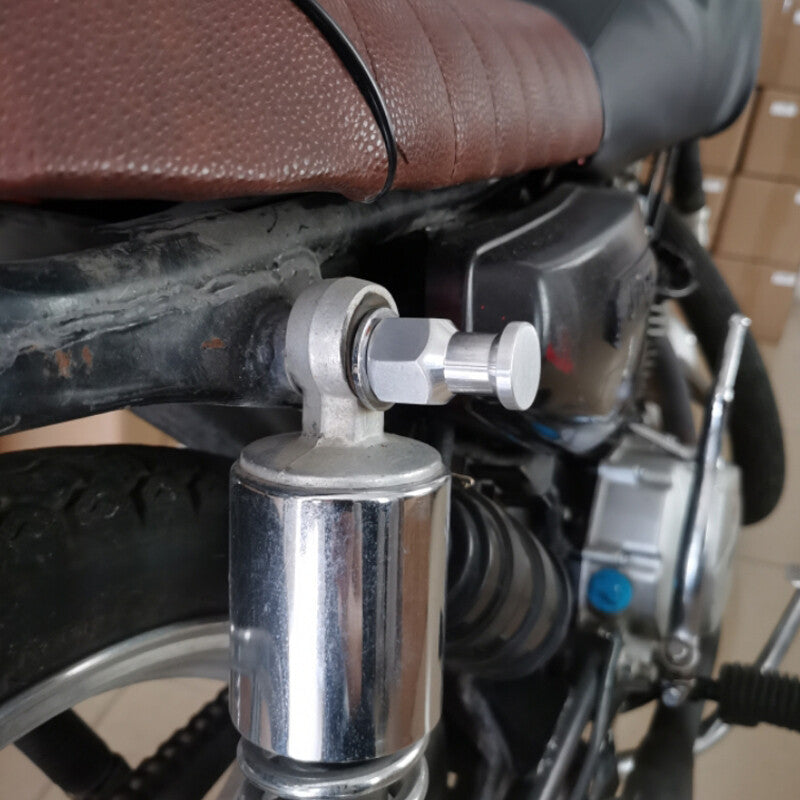 A pair of M10¡Á1.25 motorcycle rear shock absorber bolts, anti-theft decorative covers