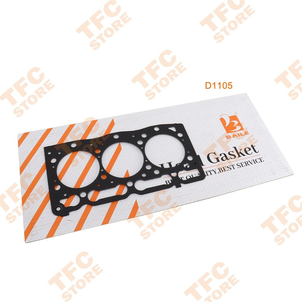 New D1105 Complete Cylinder Head for Kubota With Head Gasket Without Valve