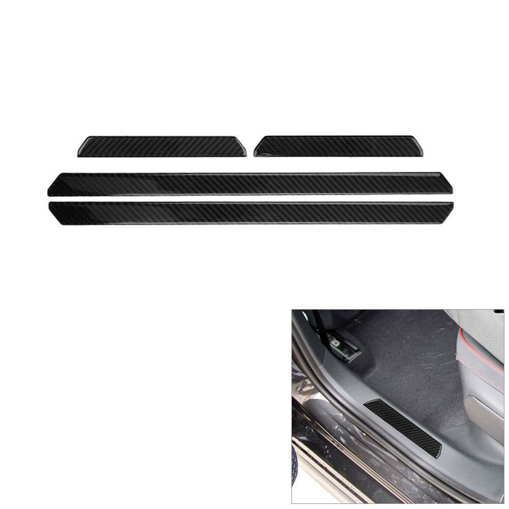 Carbon Fibre Door Sill Wear Trim for VW for Golf 8 MK8 GTI 2021