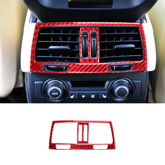 Red air outlet frame of the rear air conditioner for BMW X5 E70 X6 E71 2008-2013 A