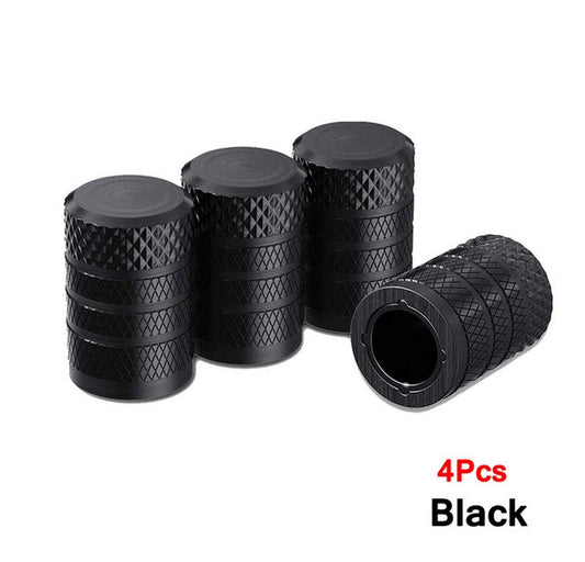 4-piece universal silver tire valve cover rod air dust cover for Lexus
